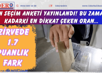 Son seçim anketi yayınlandı! Bu zamana kadarki en dikkat çeken oran: Zirvede 1.7 puanlık fark