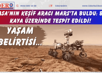 NASA’nın keşif aracı Mars’ta buldu: Bir kaya üzerinde tespit edildi! Yaşam belirtisi…