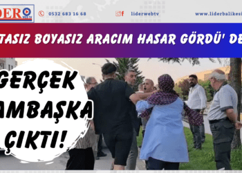 ‘Hatasız boyasız aracım hasar gördü’ dedi gerçek bambaşka çıktı!