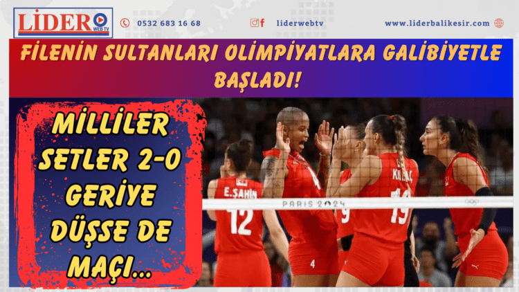 Filenin Sultanları olimpiyatlara galibiyetle başladı! Milliler setler 2-0 geriye düşse de maçı 3-2 kazandı