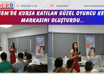BAÇEM’de kursa katılan güzel oyuncu kendi markasını oluşturdu…