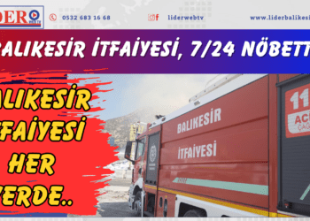 Balıkesir İtfaiyesi, 7/24 nöbette