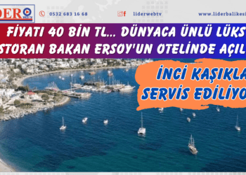 İnci kaşıkla servis ediliyor! Fiyatı 40 bin TL… Dünyaca ünlü lüks restoran Bakan Ersoy’un otelinde açıldı