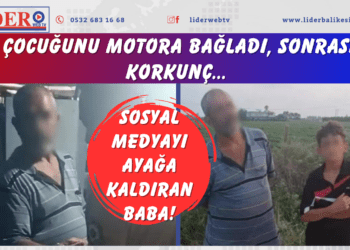 Sosyal medyayı ayağa kaldıran baba! Çocuğunu motora bağladı, sonrası korkunç