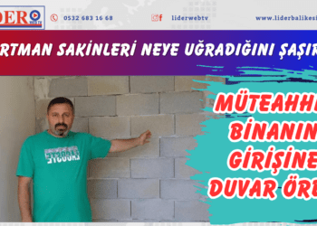 Apartman sakinleri neye uğradığını şaşırdı! Müteahhit binanın girişine duvar ördü