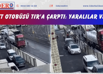 İETT otobüsü TIR’a çarptı: Yaralılar var!