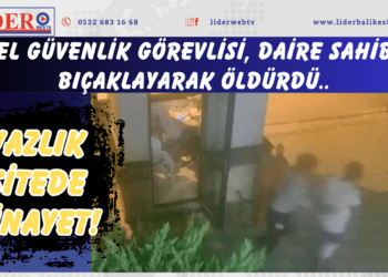 Yazlık sitede cinayet! Özel güvenlik görevlisi, daire sahibini bıçaklayarak öldürdü
