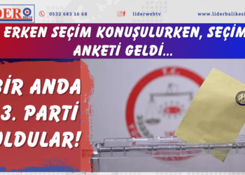 Bir anda 3. parti oldular! Erken seçim konuşulurken, seçim anketi geldi…
