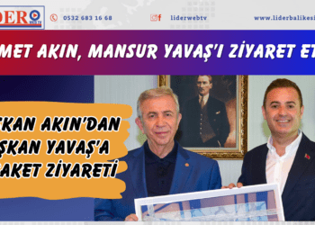 Ahmet Akın, Mansur Yavaş’ı ziyaret etti..