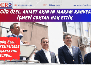 Özgür Özel: Ahmet Akın’ın makam kahvesini içmeyi çoktan hak ettik..