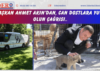 Başkan Ahmet Akın’dan, can dostlara yuva olun çağrısı..