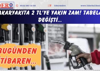 Akaryakıta 2 TL’ye yakın zam! Tabela değişti: Bugünden itibaren…