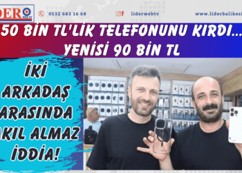 İki arkadaş arasında akıl almaz iddia! 50 bin TL’lik telefonunu kırdı… Yenisi 90 bin TL