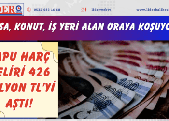 Arsa, konut, iş yeri alan oraya koşuyor: Tapu harç geliri 426 milyon TL’yi aştı!