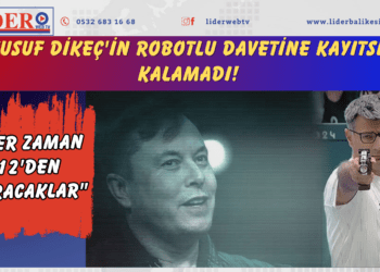 Yusuf Dikeç’in robotlu davetine kayıtsız kalamadı! “Her zaman 12’den vuracaklar”