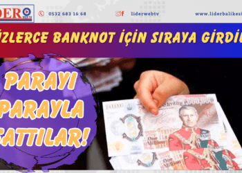 Parayı parayla sattılar! Yüzlerce banknot için sıraya girdiler