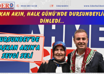 Başkan Akın, Dursunbey’de halkla buluştu