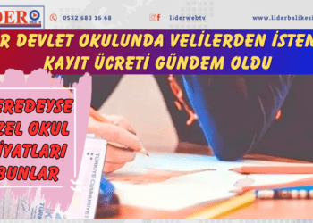 ‘Neredeyse özel okul fiyatları bunlar’ Bir devlet okulunda velilerden istenen kayıt ücreti gündem oldu
