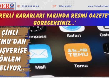 Çinli Temu’dan alışverişe önlem geliyor: ‘Gerekli kararları yakında Resmi Gazete’den göreceksiniz…’