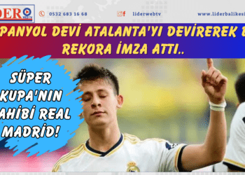Süper Kupa’nın sahibi Real Madrid! İspanyol devi Atalanta’yı devirerek bir rekora imza attı..
