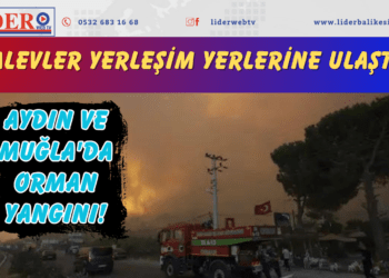 Aydın ve Muğla’da orman yangını! Alevler yerleşim yerlerine ulaştı!