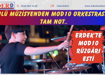 Erdek’te MOD10 rüzgârı esti