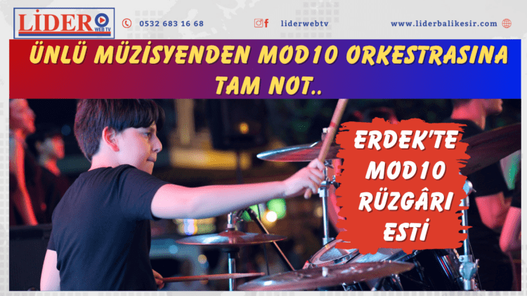 Erdek’te MOD10 rüzgârı esti