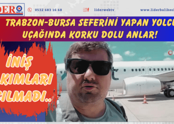Trabzon-Bursa seferini yapan yolcu uçağında korku dolu anlar! İniş takımları açılmadı..