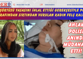 Ahlak polisi anında müdahale etti! Başörtüsü yasasını ihlal ettiği gerekçesiyle polis tarafından sırtından vurulan kadın felç kaldı
