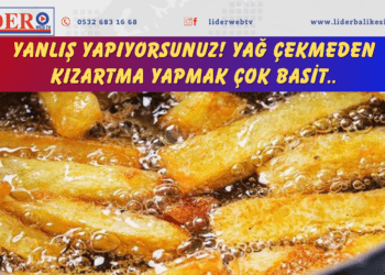 Yanlış yapıyorsunuz! Yağ çekmeden kızartma yapmak çok basit..