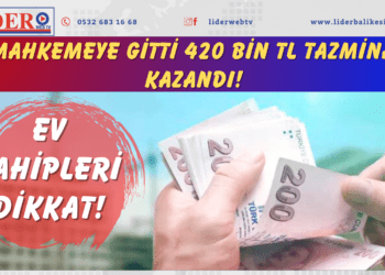 Mahkemeye gitti 420 bin TL tazminat kazandı! Ev sahipleri dikkat!