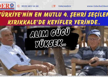 Türkiye’nin en mutlu 4. şehri seçilen Kırıkkale’de keyifler yerinde: Alım gücü yüksek..