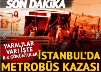 Son dakika… Küçükçekmece’de metrobüs kazası: Yaralılar var…
