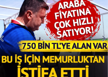 Bu iş için memurluktan istifa etti!