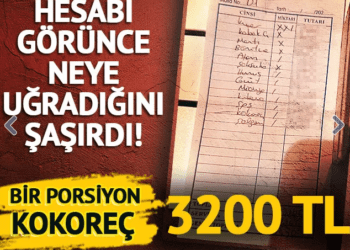 Hesabı görünce neye uğradığını şaşırdı!