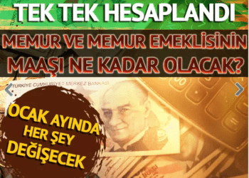 Memur ve memur emeklisinin zamlı maaşı için hesaplamalar başladı