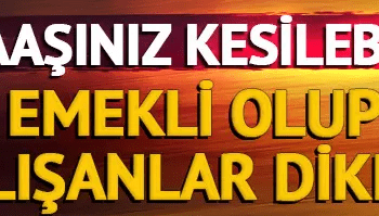 Emekli çalışanlara uyarı geldi!