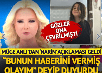 Müge Anlı’dan ‘Narin’ açıklaması ‘Bunun haberini vermiş olayım’ diyerek duyurdu