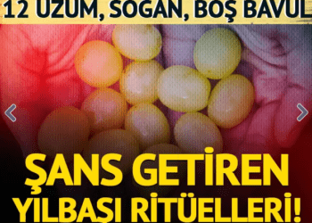 Ülkelerin şans getiren yılbaşı ritüelleri! 12 üzüm, soğan, boş bavul…
