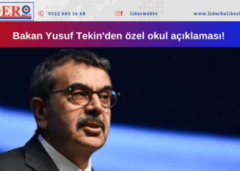 Bakan Yusuf Tekin’den özel okul açıklaması! 