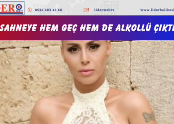 Sahneye hem geç hem de alkollü çıktı!