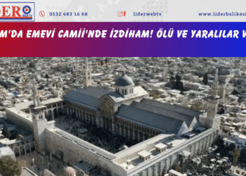Şam’da Emevi Camii’nde izdiham! Ölü ve yaralılar var