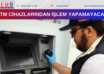 ATM güvenlik kamerasınca tespit edilemeyen kişiler, ATM cihazlarından işlem yapamayacak