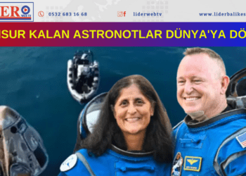 Mahsur kalan astronotlar Dünya’ya döndü!