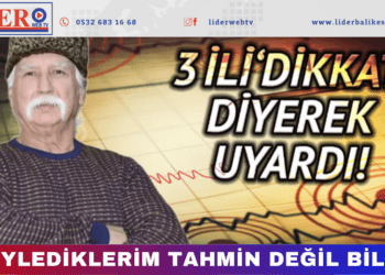 ‘Söylediklerim tahmin değil bilgi’ diyen Şener Üşümezsoy şimdi de 3 ili deprem için uyardı