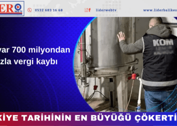 Türkiye tarihinin en büyüğü çökertildi…