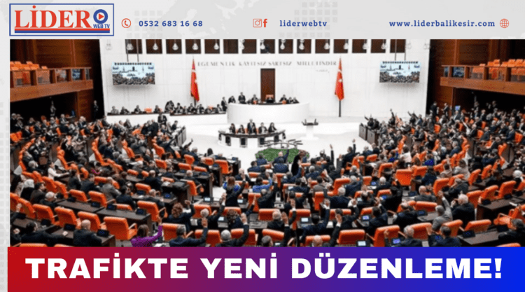 Trafikte yeni düzenleme!