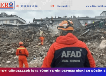 AFAD listeyi güncelledi: İşte Türkiye’nin deprem riski en düşük şehirleri