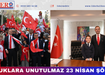Çocuklara unutulmaz 23 Nisan şöleni