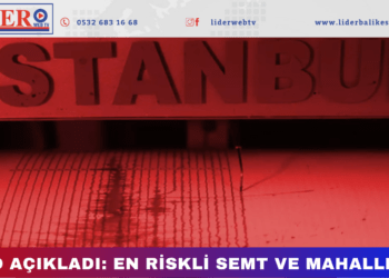 AFAD açıkladı: En riskli semt ve mahalleler!